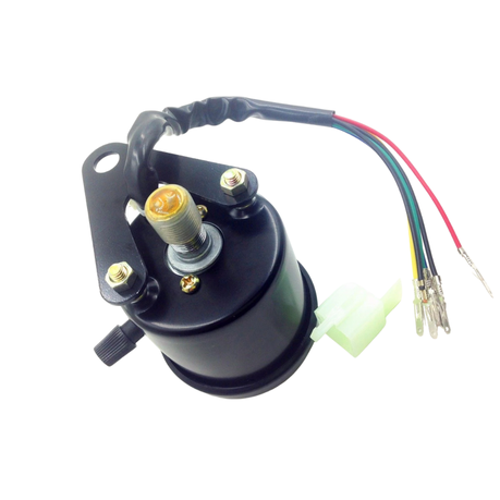Round Motorcycle Speedometer (White)(Small)