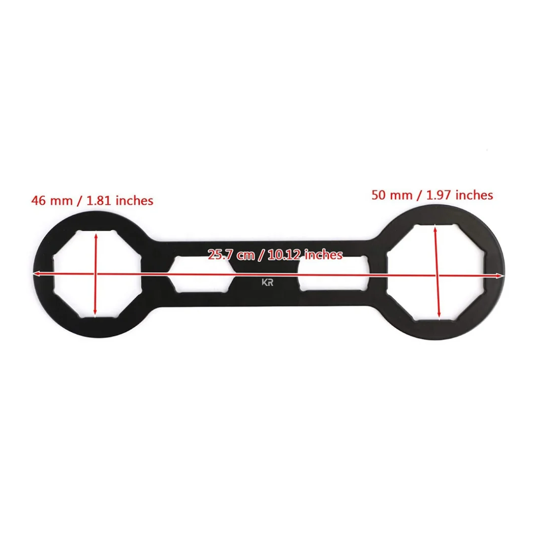 Motorcycle Fork Cap Wrench Tool: (46mm / 50mm)