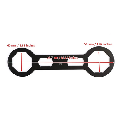 Motorcycle Fork Cap Wrench Tool: (46mm / 50mm)