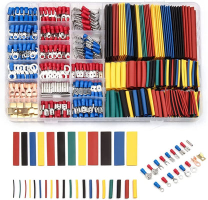 Electrical Crimp Terminals Connectors 678 Pieces Electrical Wire Crimping
