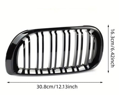 Bmw E46 F/L 4 Door Dual slat Kidney grills Glossblack Non oem