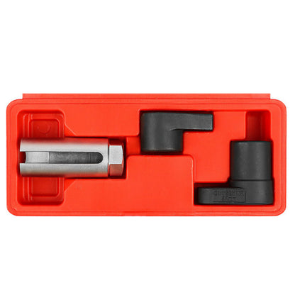 Auto Oxygen Sensor Socket Wrench Set: 22mm (3-Piece)