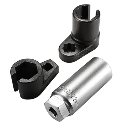 Auto Oxygen Sensor Socket Wrench Set: 22mm (3-Piece)