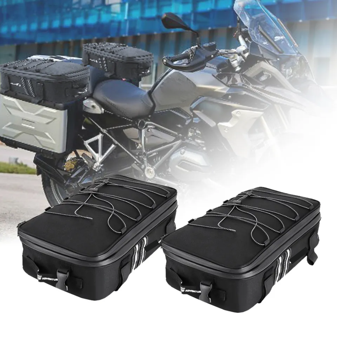 Aluminum Top Box and Pannier Box Top Bag or Tail Bag Set (2x20L)