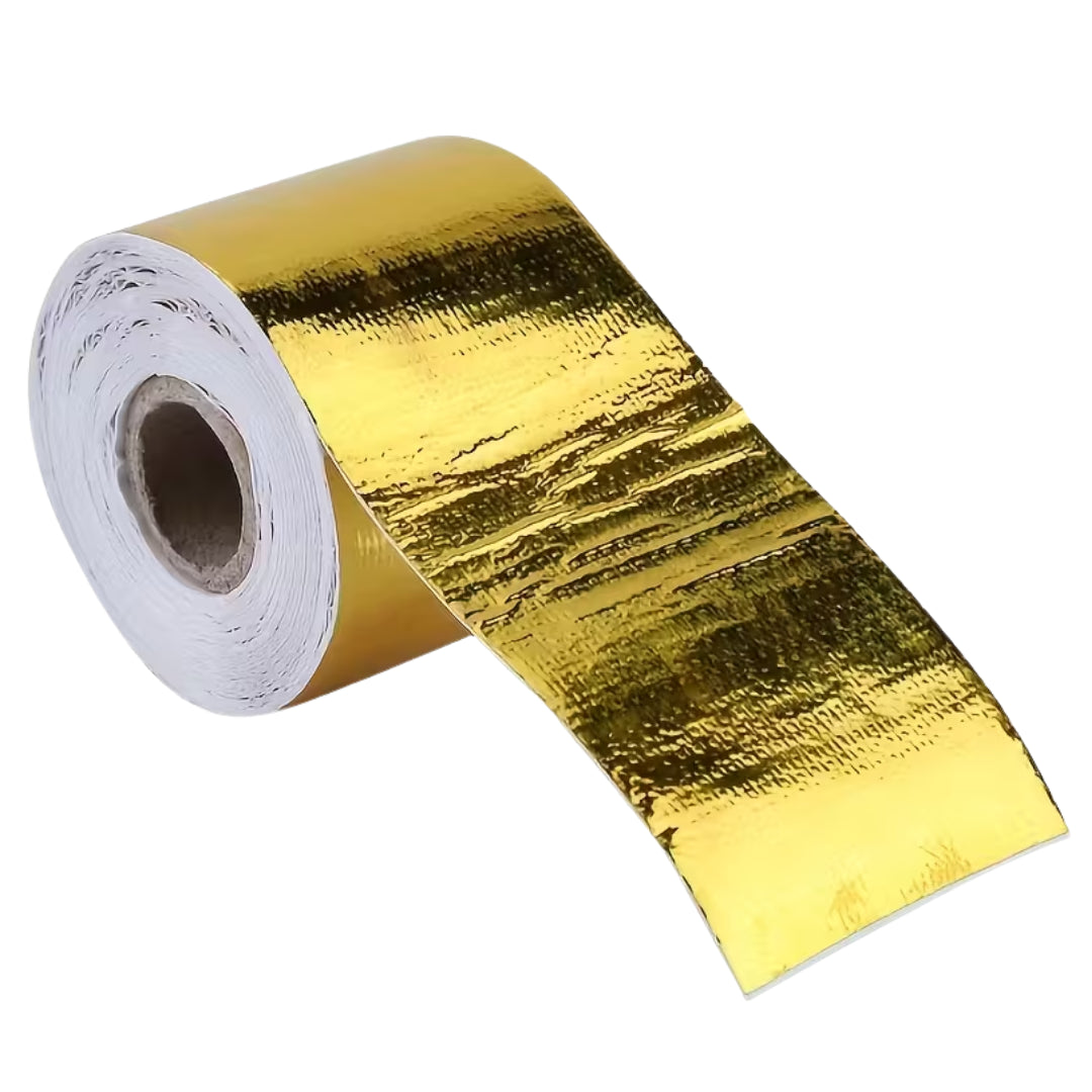 Self-Adhesive Heat Insulation Aluminium Foil Roll Tape: (5cm x 10m)