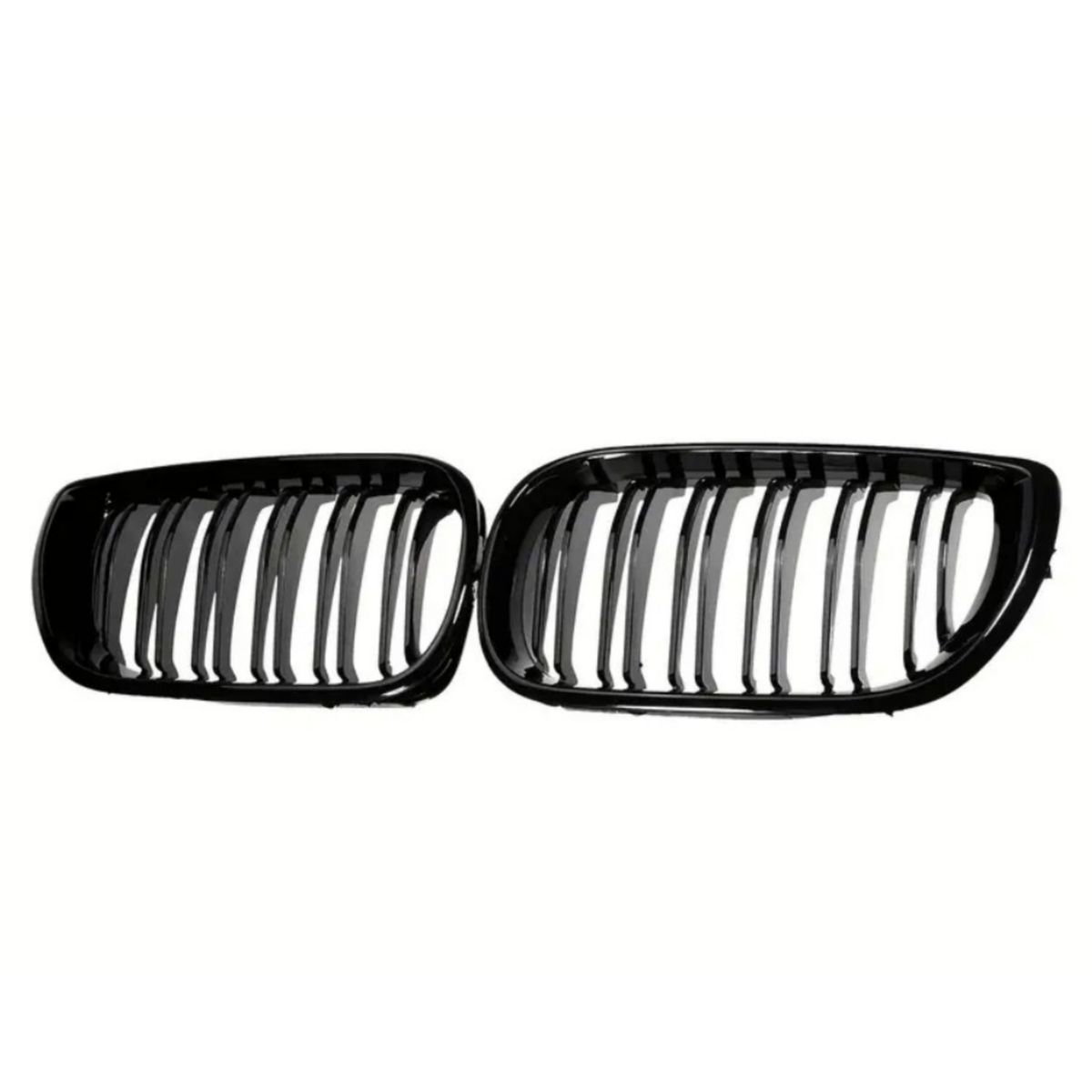 Bmw E46 F/L 4 Door Dual slat Kidney grills Glossblack Non oem