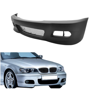 Aftermarket M3 Style Front Bumper & Fog Lights Compatible with BMW E46