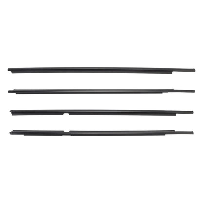 Window Weather Strip Set Compatible with Toyota Yaris 4-Door (2006-2013)