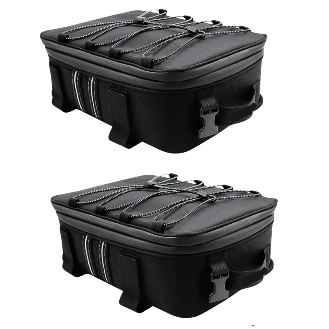 Aluminum Top Box and Pannier Box Top Bag or Tail Bag Set (2x20L)