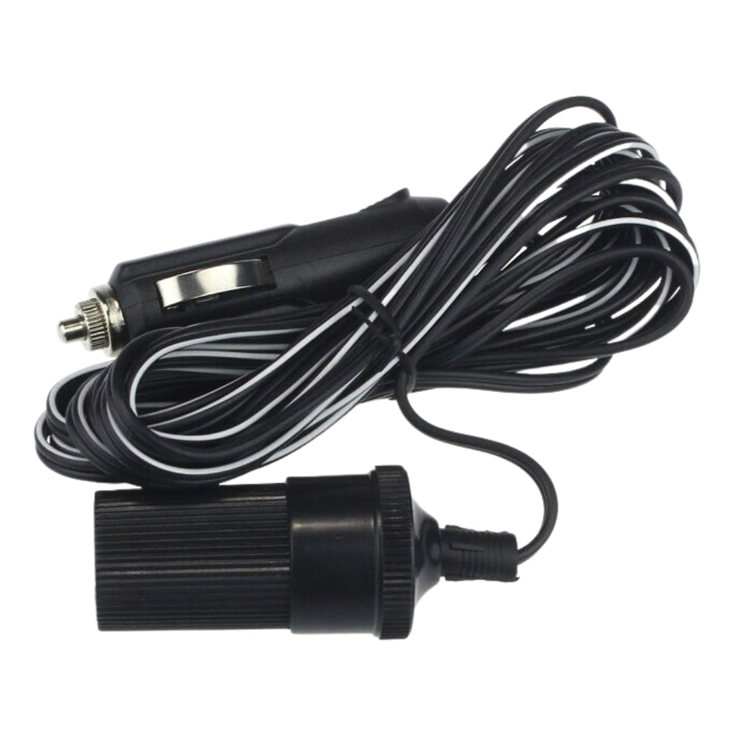 Automotive Male to Female Cigarette Lighter Extension Cable Socket