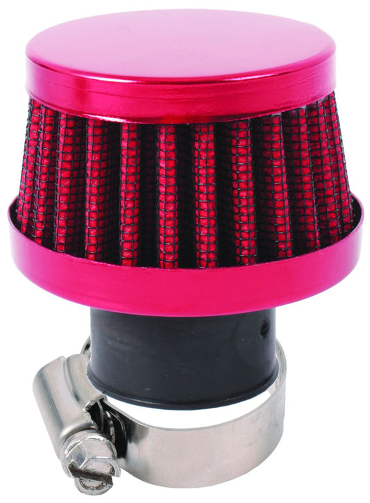 Air Filter Breather - 25mm Inlet - Red