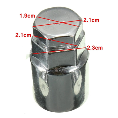 Rim Lock Nut Set: 14x1.5mm (2 Pack)