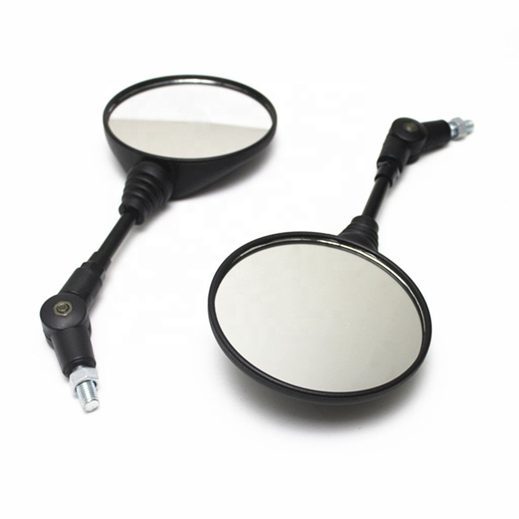 Universal Motorcycle Round and Foldable Mirror Set 10mm
