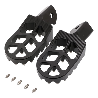 MC Foot Peg Set Compatible with Honda XR125L/ XR150L, CRF150/230/250F & Sur-Ron S/X