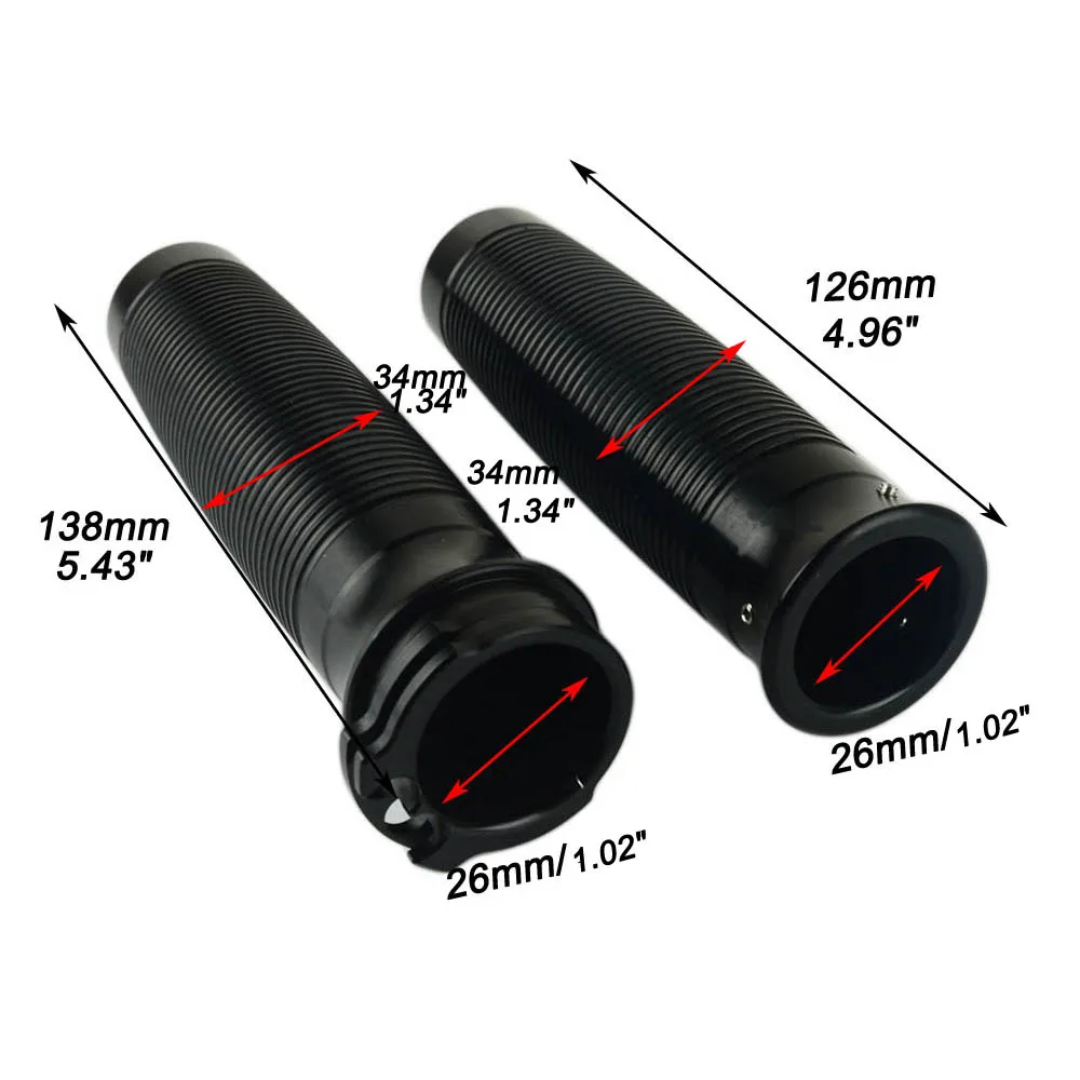 Grips/ Foot Pegs & Lever Tip Set Compatible with Harley Models #2