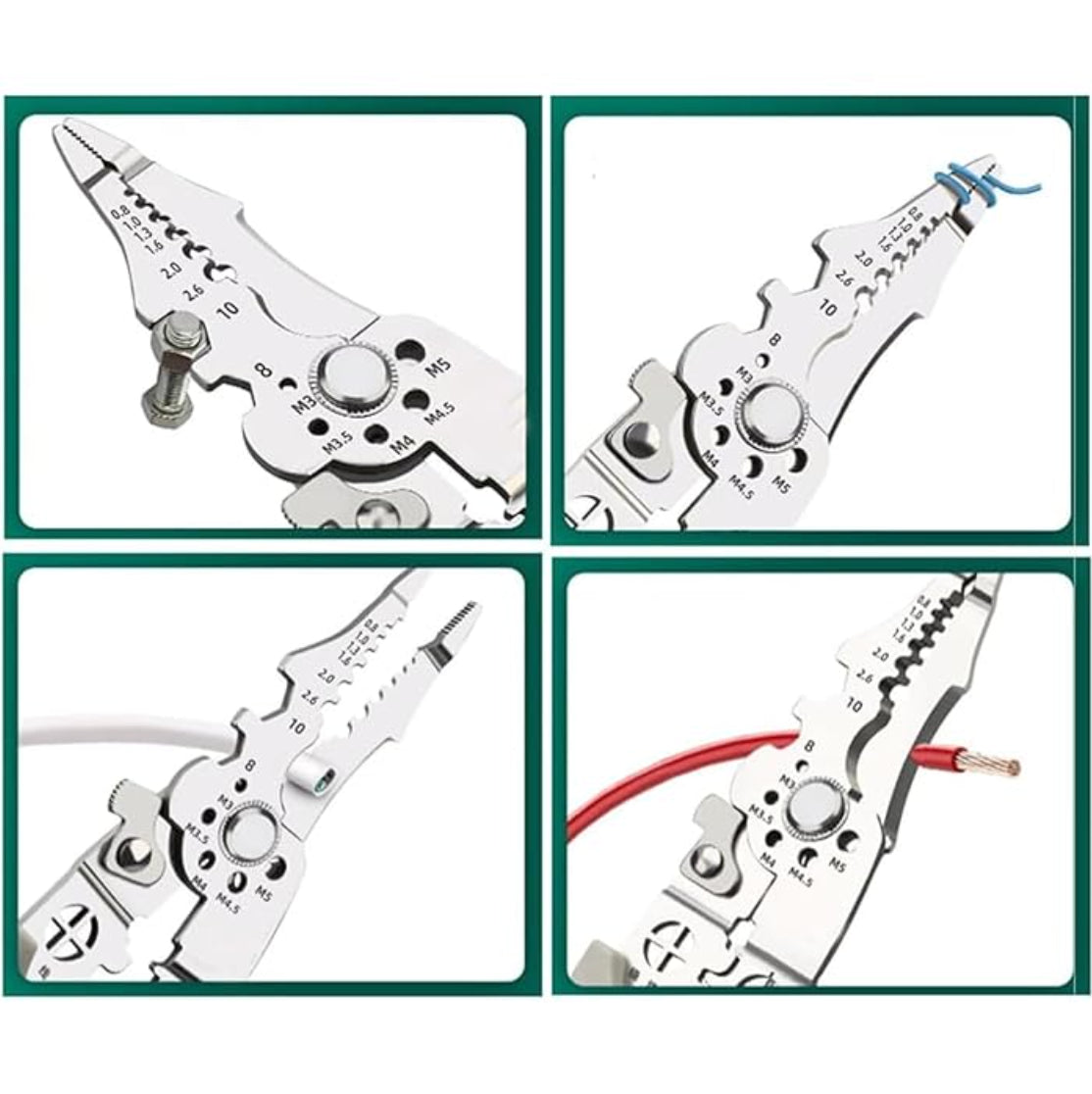 Ultimate Multi Tool Pliers for Cutting, Crimping & Stripping