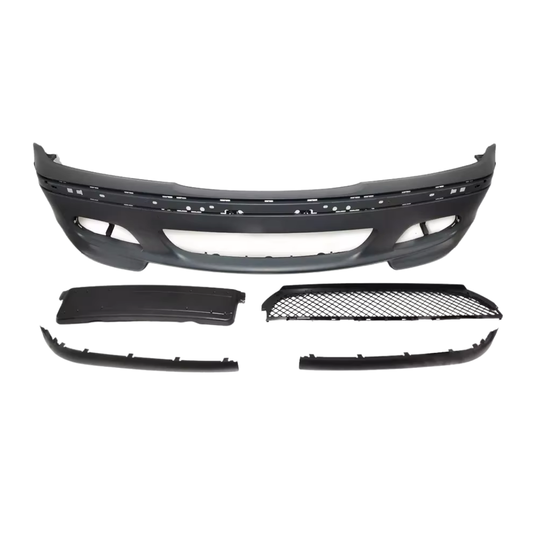 Aftermarket Front Bumper with Fog Lights Compatible with BMW E46 (MT)
