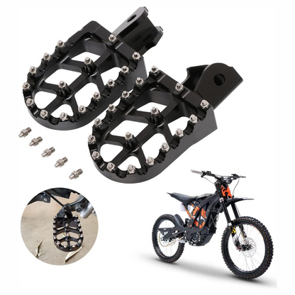 MC Foot Peg Set Compatible with Honda XR125L/ XR150L, CRF150/230/250F & Sur-Ron S/X