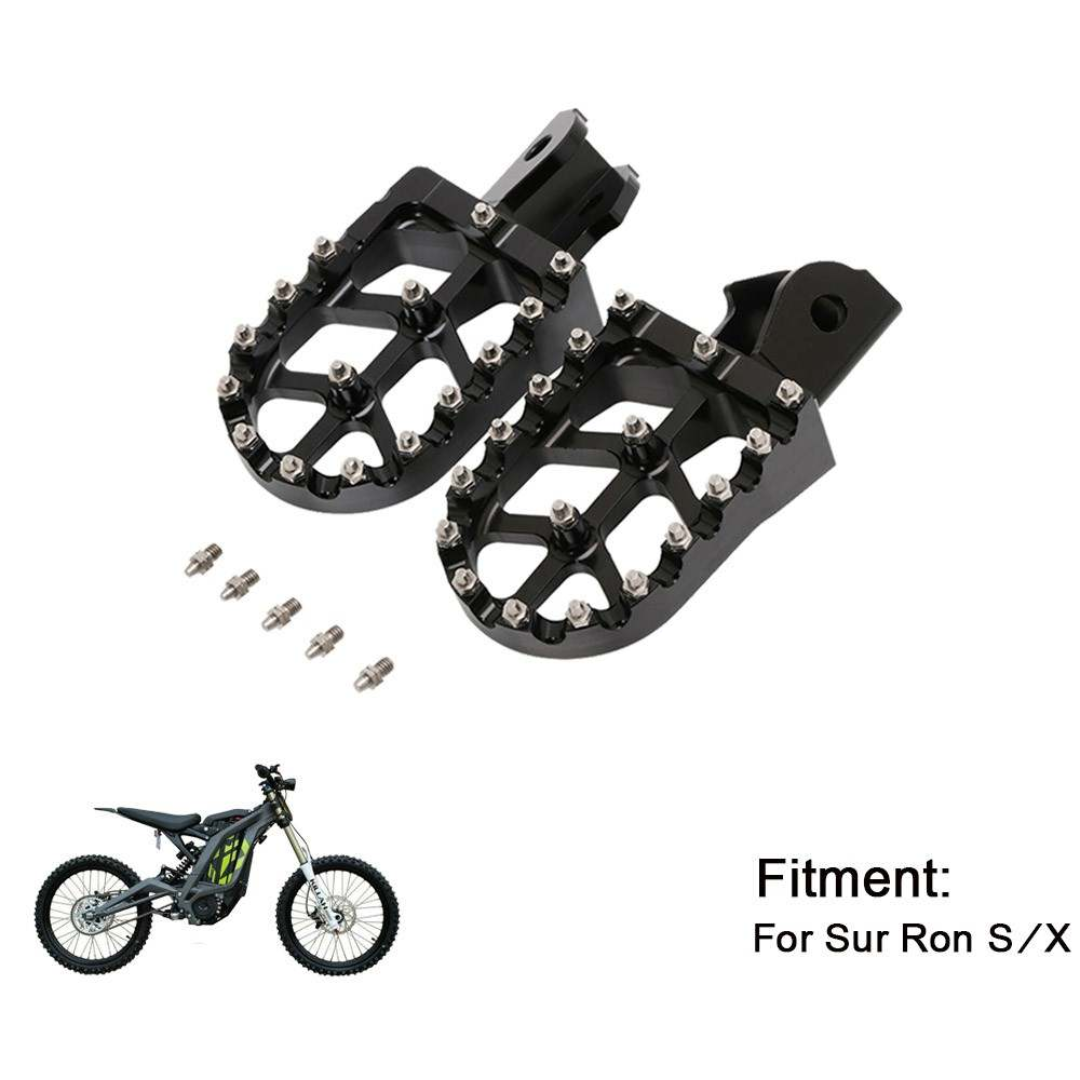 MC Foot Peg Set Compatible with Honda XR125L/ XR150L, CRF150/230/250F & Sur-Ron S/X