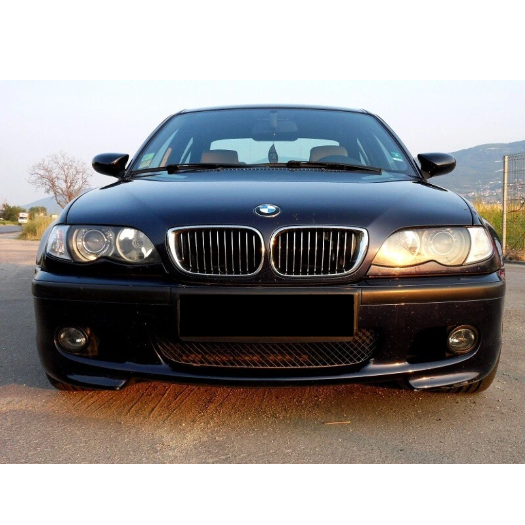 Aftermarket Front Bumper with Fog Lights Compatible with BMW E46 (MT)