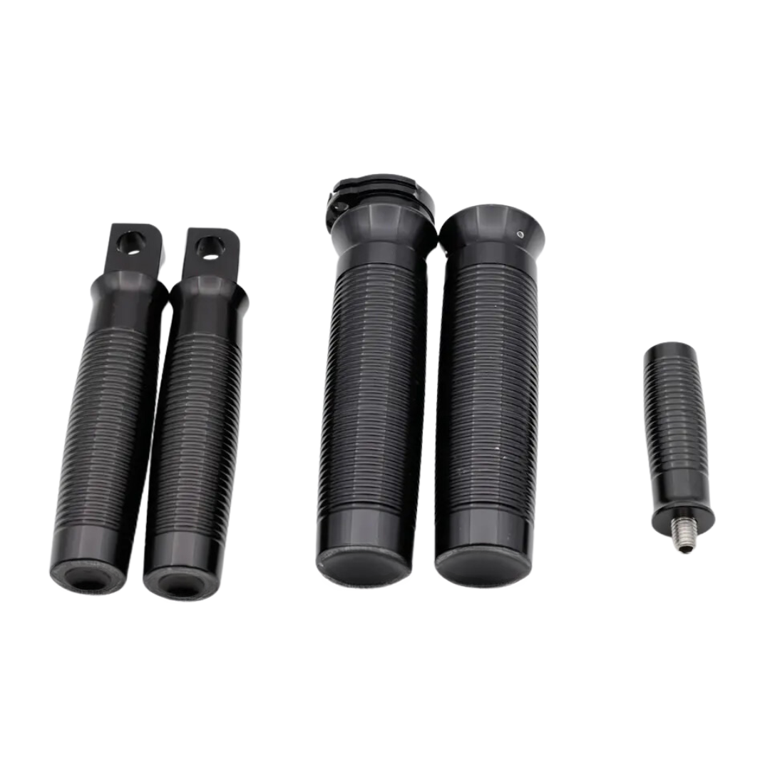 Grips/ Foot Pegs & Lever Tip Set Compatible with Harley Models #2