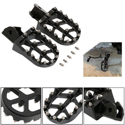MC Foot Peg Set Compatible with Honda XR125L/ XR150L, CRF150/230/250F & Sur-Ron S/X