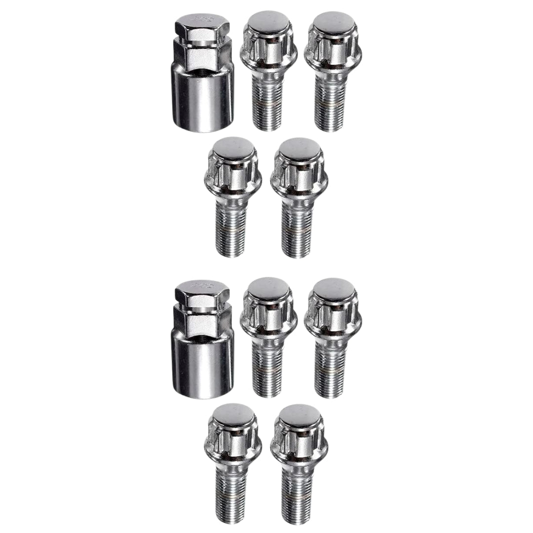 Rim Lock Nut Set: 14x1.5mm (2 Pack)