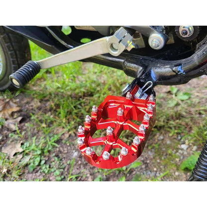 MC Foot Peg Set Compatible with Honda XR125L/ XR150L, CRF150/230/250F & Sur-Ron S/X
