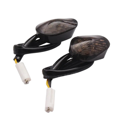 MC Flush Mount LED Indicator Set Compatible with Yamaha R1/ R6 & FZ (Smoke)