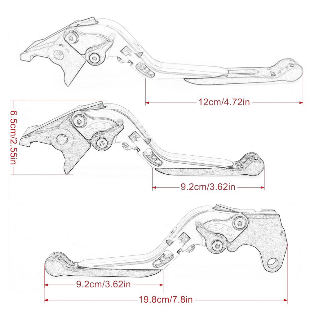 BMW R1200GS/A Foldable Levers Set (2013-2018)