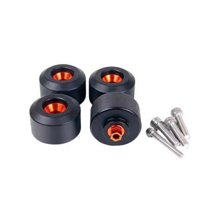 Front and Rear Wheel Frame Slider/ Crash Protectors for KTM Duke 390 (Set)