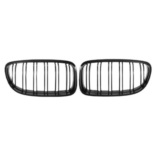 Gloss Black Kidney Grills Compatible with BMW E92 Pre-Face Model