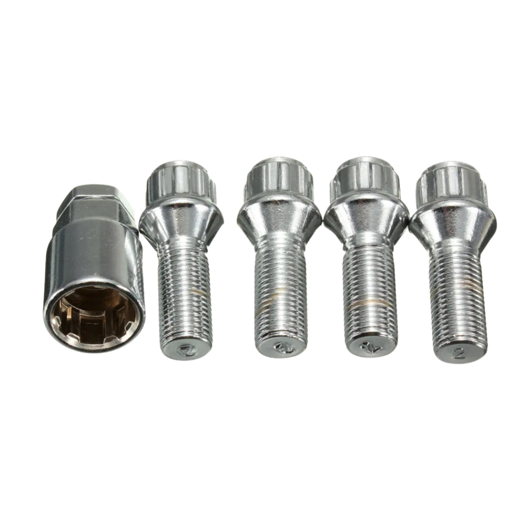 Auto Rim Lock Nut Set: M12x1.5mm (1 Pack)