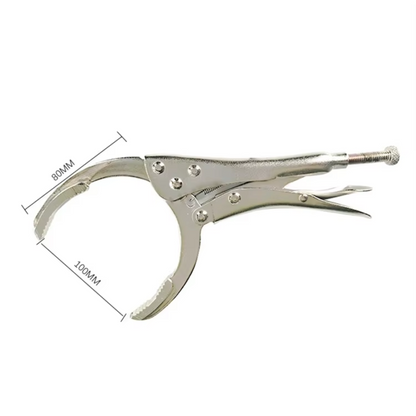 Adjustable Oil Filter Plier Removal Tool: 10-Inch (50-100mm)