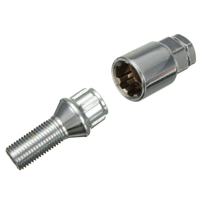 Auto Rim Lock Nut Set: M12x1.5mm (1 Pack)