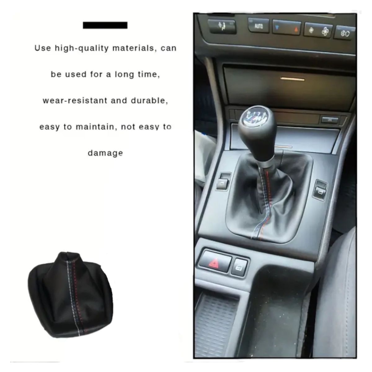 Gear Knob Cover Compatible With BMW E30, E36, E46, Z3