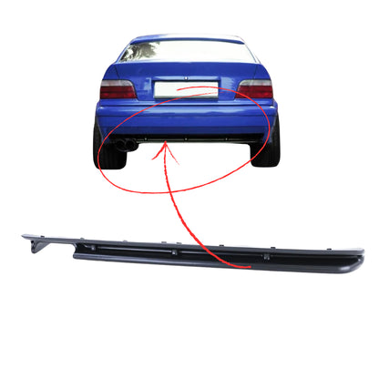 Aftermarket M3 Style Rear Bumper Diffuser Compatible with BMW E36