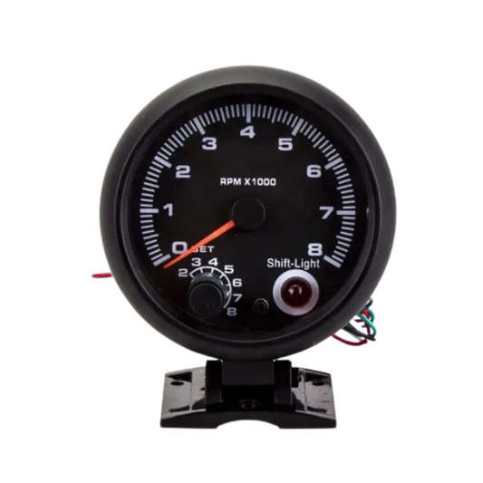 7 Colour Automotive RPM Tachometer Gauge (8000 RPM)