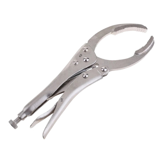 Adjustable Oil Filter Plier Removal Tool: 10-Inch (50-100mm)