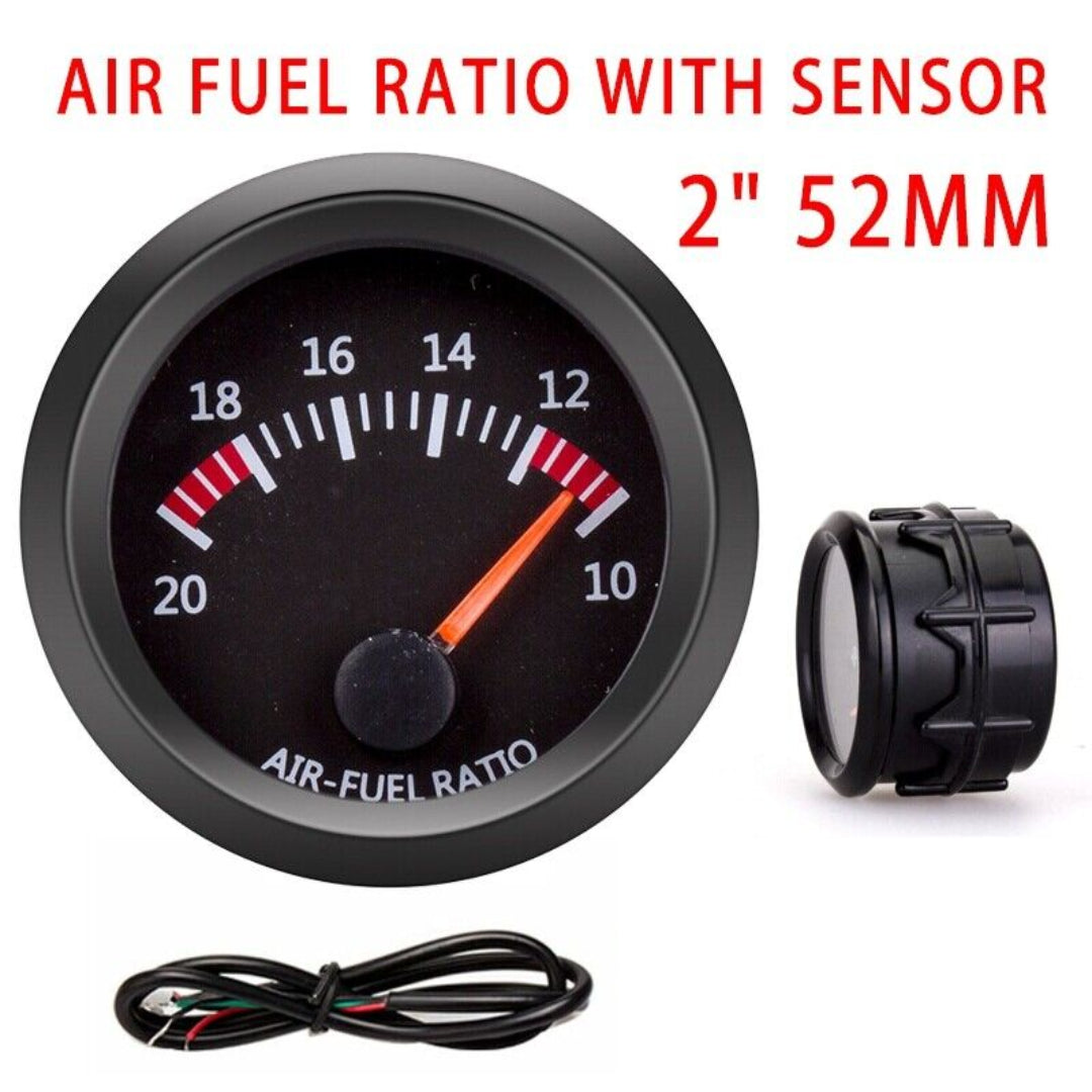 Auto Air Fuel Ratio Gauge Black (52mm)