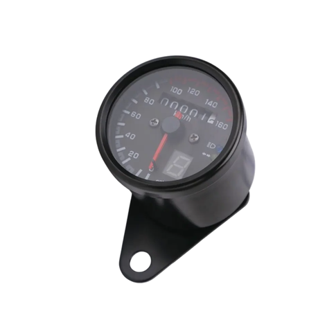 Round Speedometer with Gear Indicator