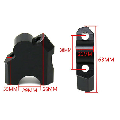 Handlebar Risers Honda CRF1000L Africa Twin - Black