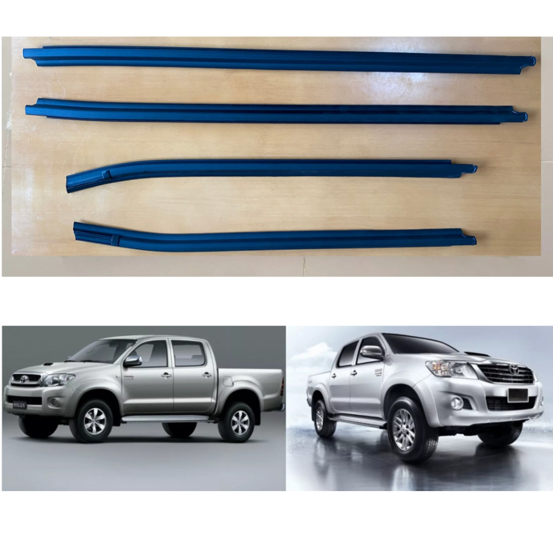 Aftermarket Window Weather Strip Trim Set: Toyota Hilux (2005-2015)