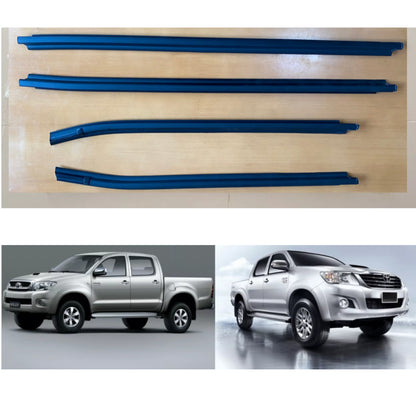 Aftermarket Window Weather Strip Trim Set: Toyota Hilux (2005-2015)