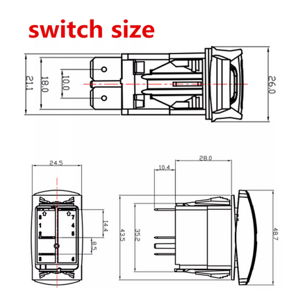 Spotlight/LED Bar Wiring Harness & Switch