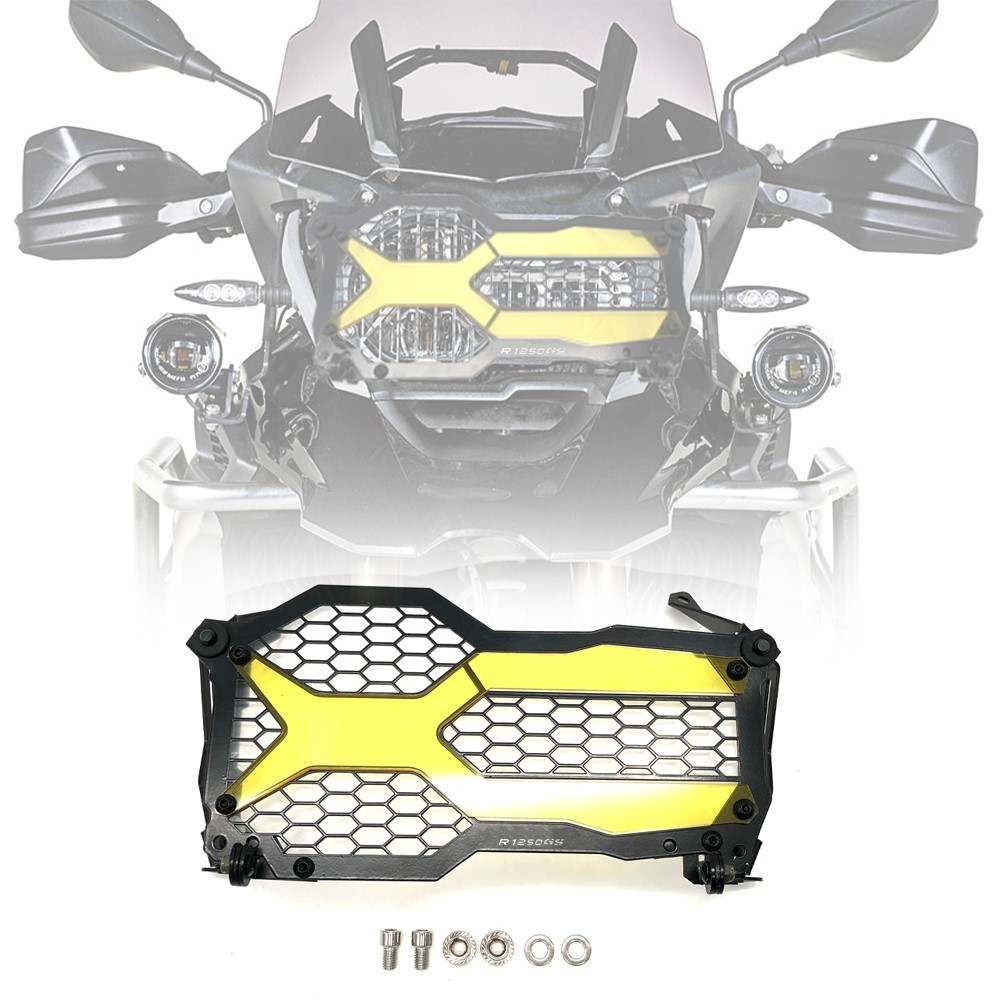 Headlight Guard BMW R1200/1250GS/A (Yellow)