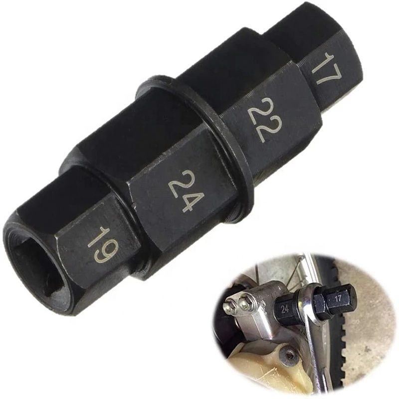 Motorcycle Front Wheel Axle Hex Tool - 17,19, 22,24mm