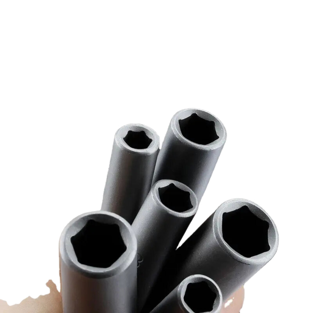 1/4'' Hex Drive Socket Set For Electric Impact Drill 6-17mm (6-Piece)