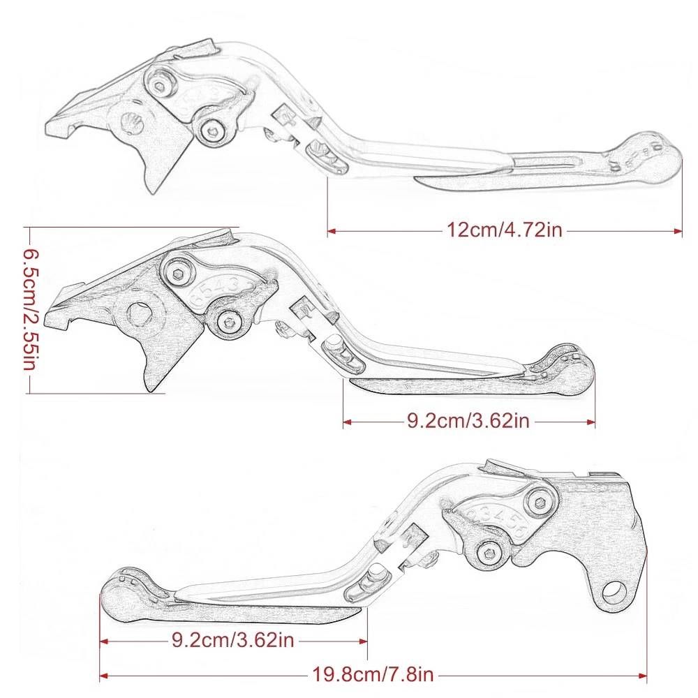 Honda CRF1100L Foldable Levers Set