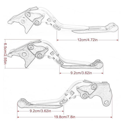Honda CRF1100L Foldable Levers Set